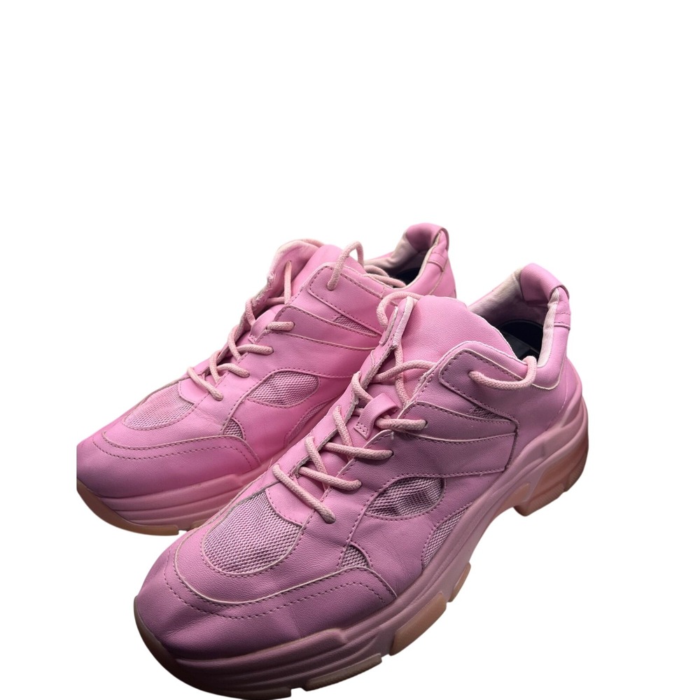 Steve‎ Madden BOLT Pink Platform Chunky Sneakers Women's Size 9.5M